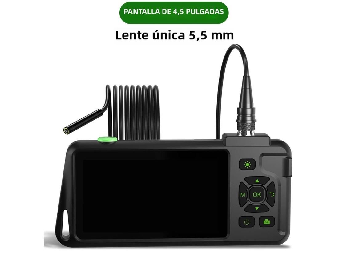 Endoscopio Industrial Con Pantalla Ips De 4,5 Pulgadas (5,5 Mm) Y Cámaras Simples, Dobles Y Triples