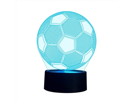 Lámpara de noche de ilusión 3D 7 colores Cambiar control táctil LED mesa de escritorio Luz nocturna para niños Niños Familia Familia Casa decoració...