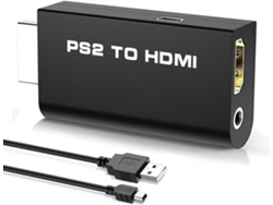 Adaptador Conversor Ps2 para Hdmi com Cabo de Alimentação Usb Conversor de Vídeo com Saída de Áudio de 3 5 Mm GERTIZ