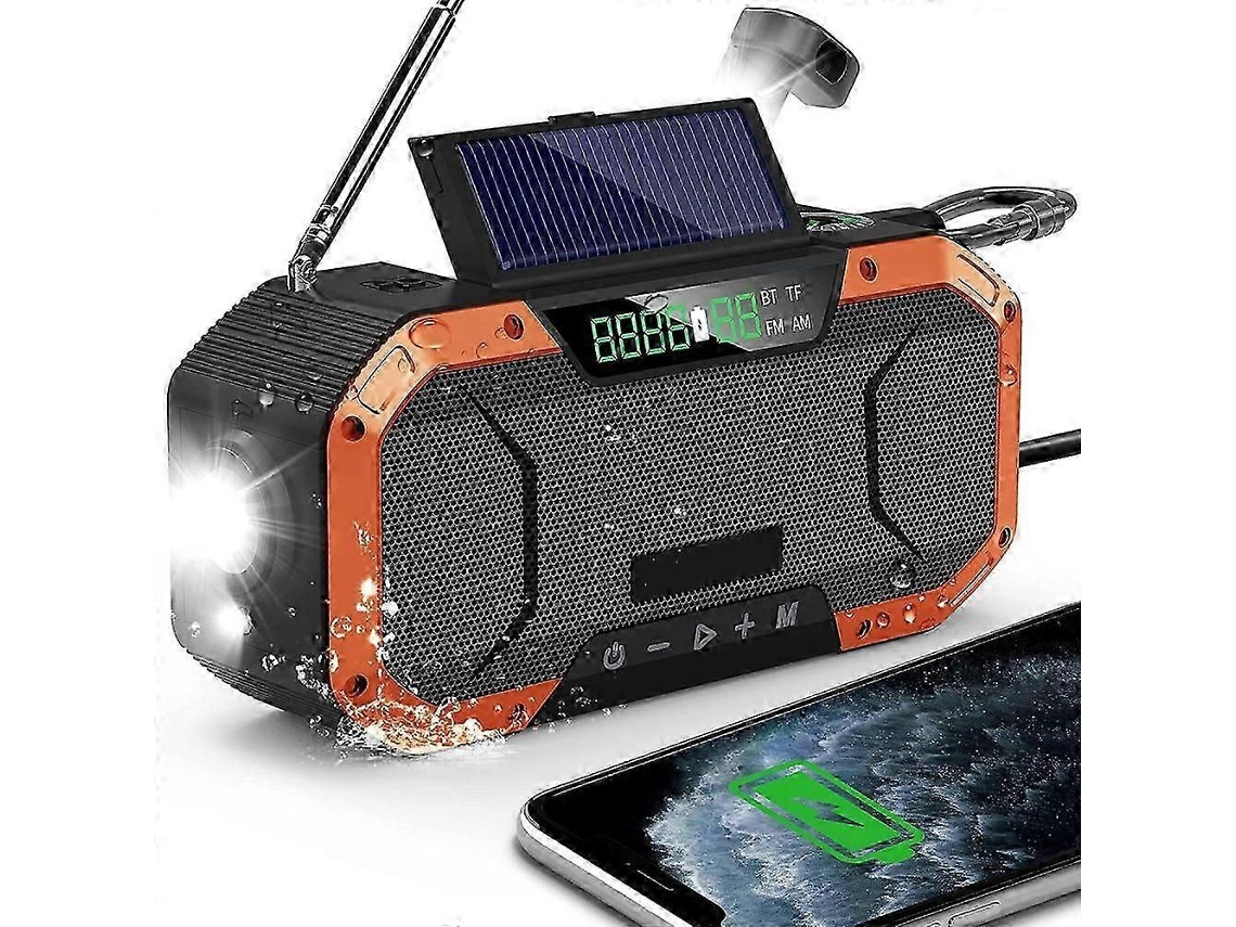 Radio de manivela, radio solar portátil. Szrh Ab GOKOCO