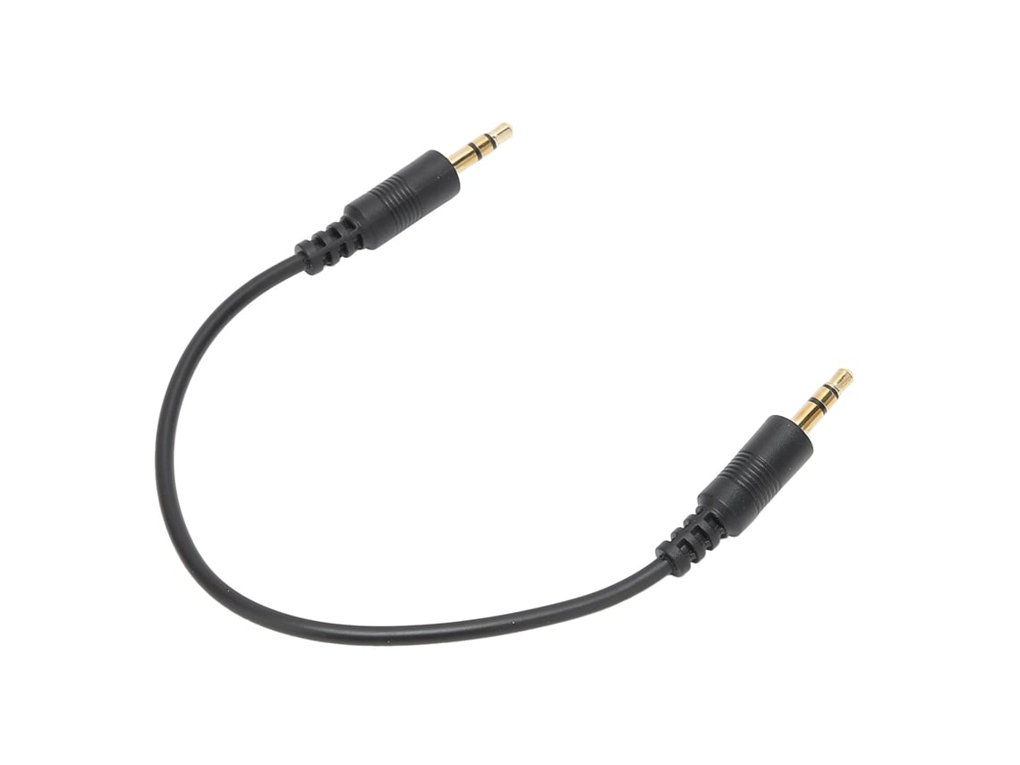 Cabo De Áudio Estéreo 3.5mm Macho Para Macho Aux Extensor 0.3m Para Iphone/ipad/fone De Ouvido