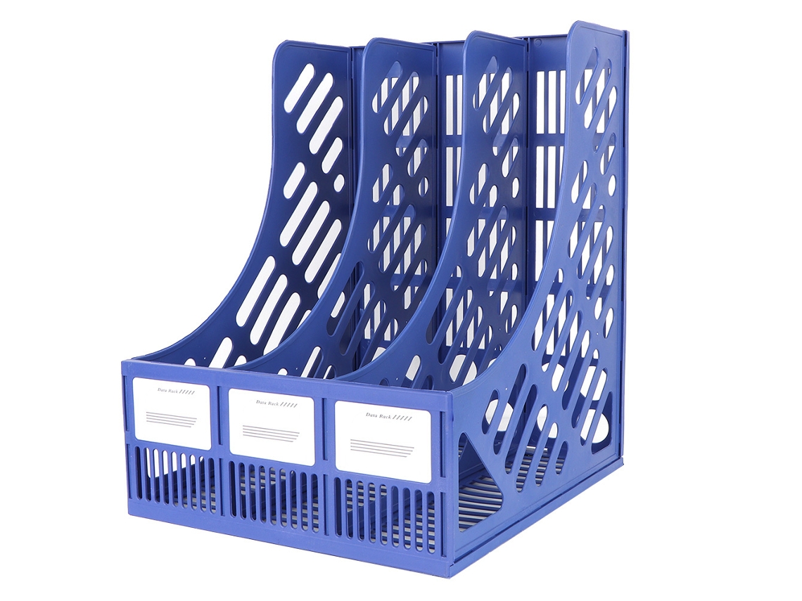 Portadocumentos de 3 compartimentos, organizador de archivos para suministros de oficina