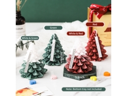 Velas Transparentes Y Perfumadas Con Forma De Árbol De Navidad, Ideales Para La Decoración Navideña, Fiestas, Bodas Y Como Regalo.