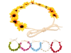 Conjunto De 6 Tiaras Florais Boho - Acessórios De Cabelo Elegantes Para Fotos E Eventos Especiais.