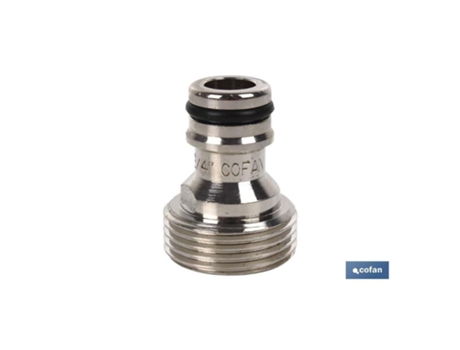 Adaptador latón rosca macho 3/4