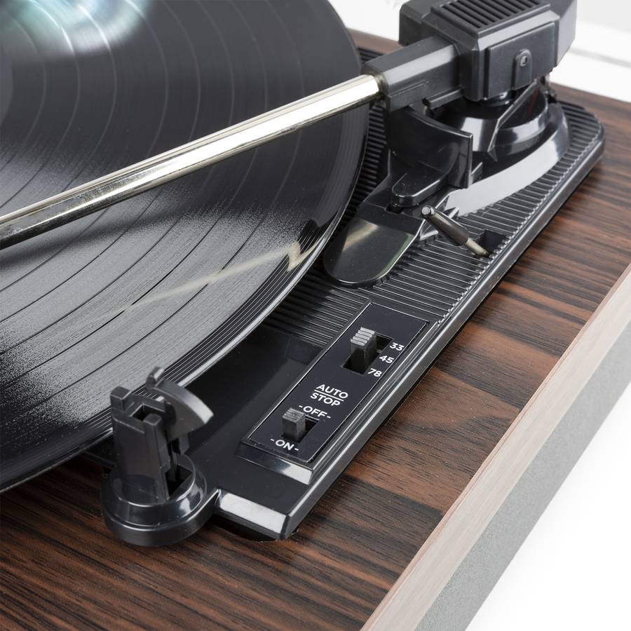 Tocadiscos FENTON RP112D (Marrón)