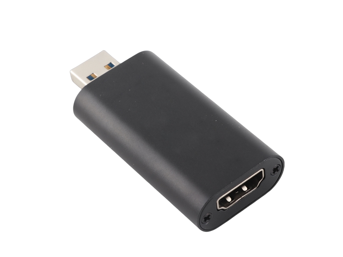 Placa De Captura De Áudio E Vídeo (captura De Áudio E Vídeo Em Alta Definição Hdmi/f Para Usb/m) 226 Hd Preto