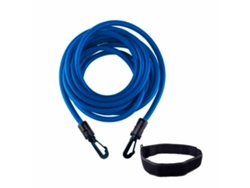 Banda de resistencia para natación estacionaria con arnés y cinturón fijo