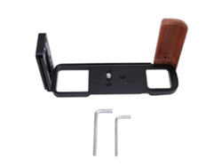 Placa de liberación rápida en forma de L para cámara GFX50R, soporte para trípode y empuñadura.
