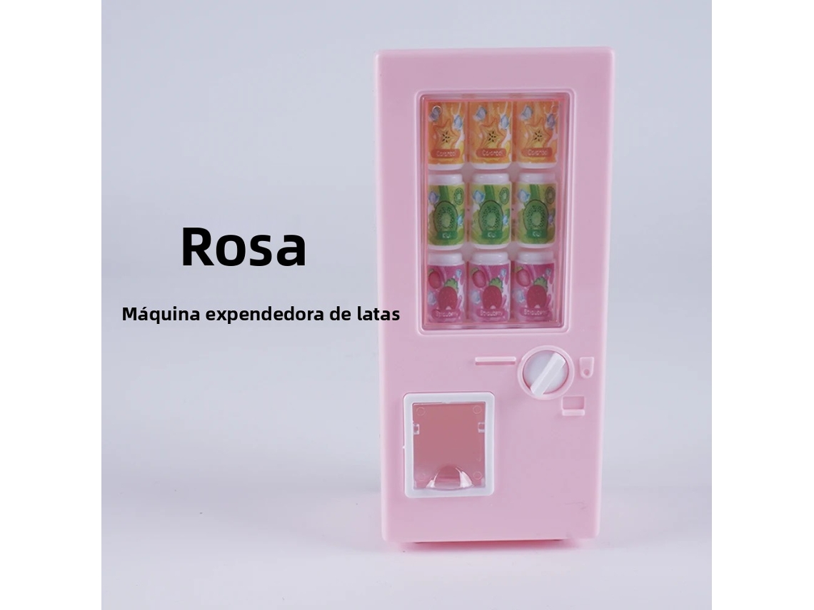 Máquina expendedora de bebidas en miniatura para supermercados, bebidas enlatadas, Mdug (escala 1/12)