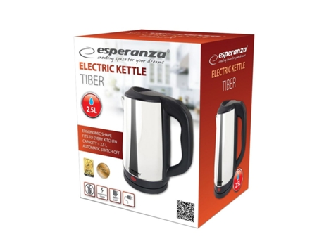 Hervidor ESPERANZA EKK036X Acero Inoxidable 2200 W 2,5 L