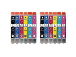 12 Cartuchos De Tinta Compatibles Epson T2438 (24xl) Para Xp-55, Xp-750, Xp-760, Xp-850, Xp-860, Xp-950, Xp-960 Y Xp-970