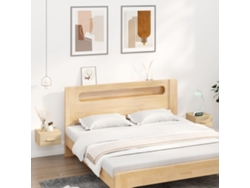 Mesitas de Noche LOVELY HOME Mesinha Parede 2 Pcs 35X35X20 Cm Cor Carvalho Sonoma