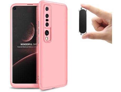 Carcasa y Soporte Xiaomi Mi 10 Slim armor 360º Rosa