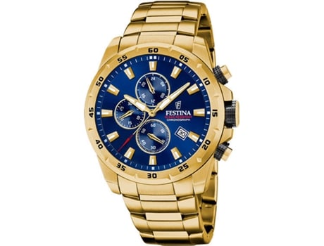 Reloj FESTINA Hombre (Acero - Dorado)