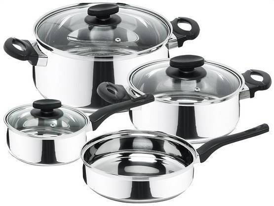 Bateria Cocina Magefesa deliss 7 piezas olla acero