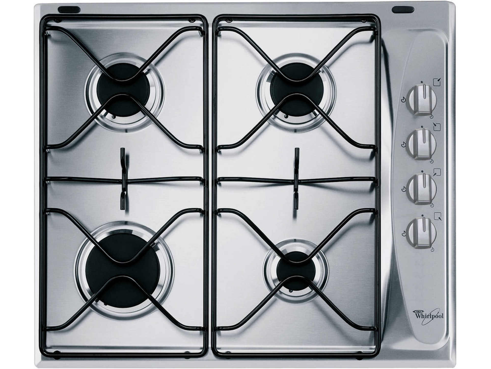 Placa de Gas WHIRLPOOL AKM 268/IX (Gas Butano-propano - 58 cm - Inox)