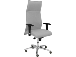 Silla de Escritorio Ejecutiva PYC Albacete Gris con ruedas antiarañazos (Brazos Ajustables - Tejido)