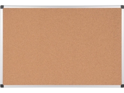 Pizarra de Corcho BI-OFFICE Marco Aluminio (90x120cm)