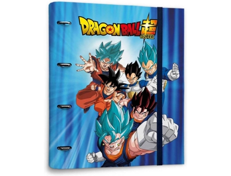 Carpeta 4 Anillas premium dragon ball grupo erik troquelada archivador a4 tapa dura vuelta al cole material escolar cat0087 dossier editores 32x28