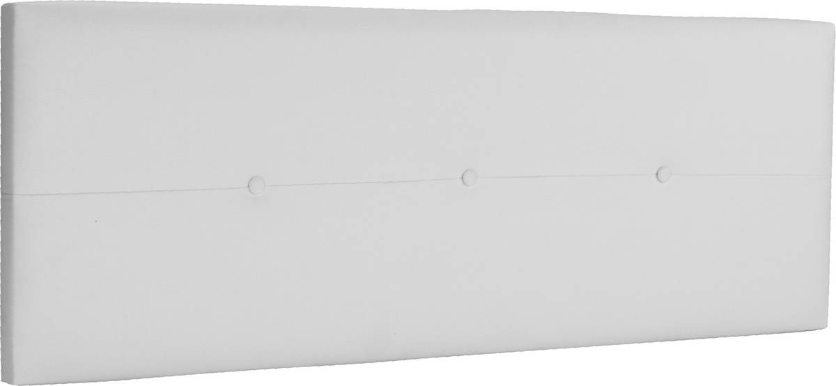 Cabecero DHOME Tapizado (Blanco - Polipiel - 110 x 5 x 50 cm)