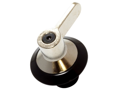 Botón de control negro/acero inoxidable 694975086 SMEG