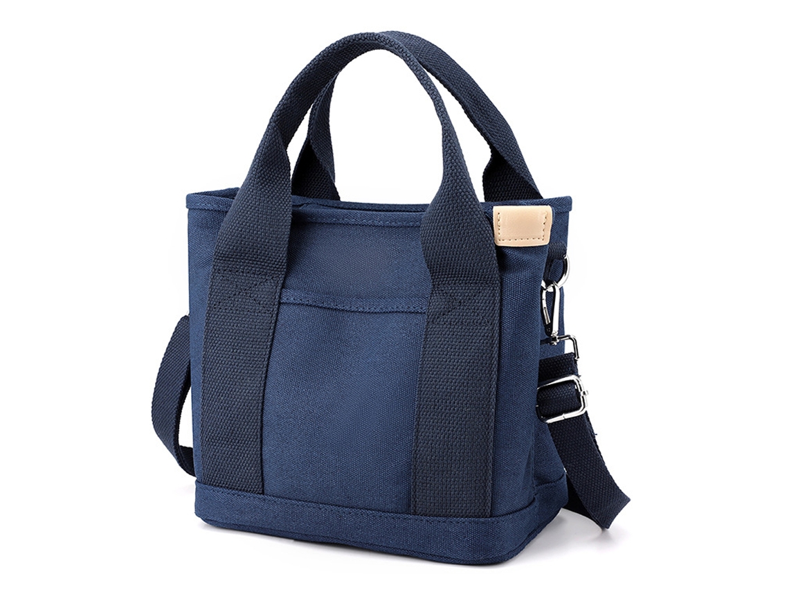 Bolso pequeño de lona, bandolera con correa ajustable, minibolso informal con múltiples bolsillos, estilo cartera Truyuety