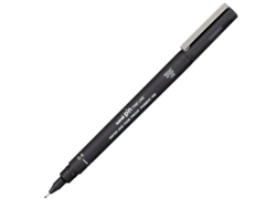 Rotulador Permanente UNI-BALL Pin04-200S Negro 12 Unidades