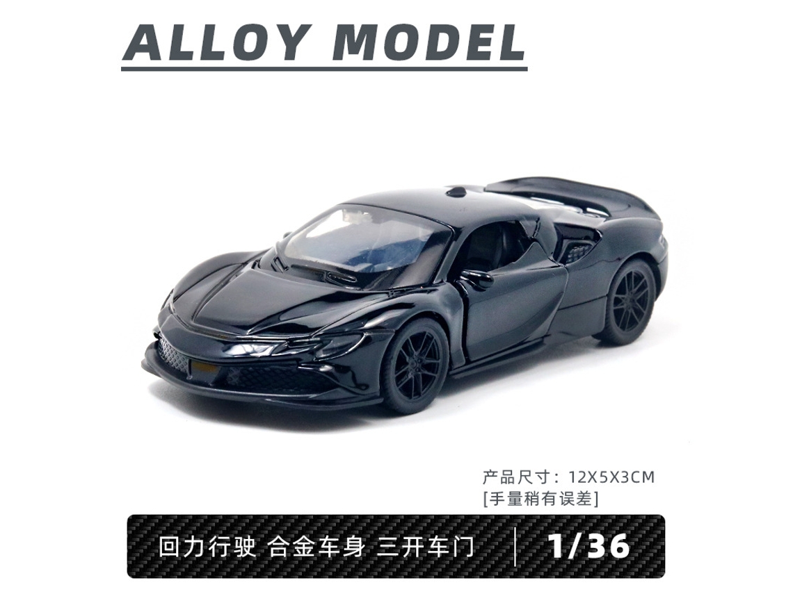 Modelo De Coche De Metal Fundido A Escala 1/36, Figura De Coche De Juguete, Regalo Para Niños