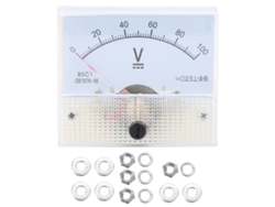 Voltímetro De Cc Con Puntero 85c1, Medidor De Voltaje De Panel De 0~100 V