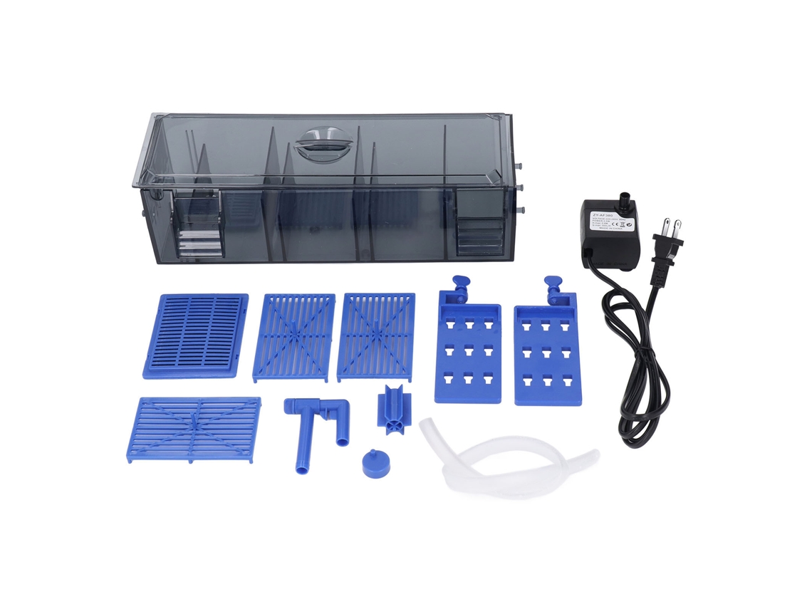Jinwei-filtro De Cascada Colgante Doble Para Acuario Filtro De Pared Colgante Para Tanque De Peces