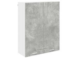 Maison Exclusive - Mueble Colgante Con Puerta Gris Concreto 80 X 31 X 100 Cm