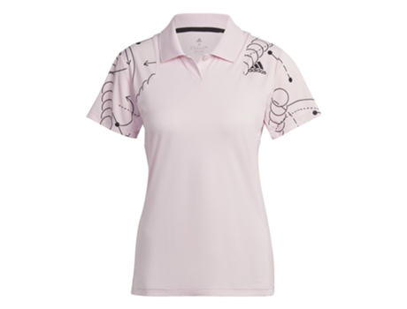 Polo de Mujer para Tenis ADIDAS Gráfico Tenis Talla Rosa (M)