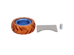 Ats-anillo Deslizante Háptico Para Alivio De Estrés Dual Color Metal Ratschet Sensorial Para Adhd Autismo Naranja
