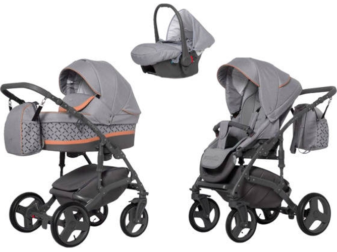 Carrito de Bebé Individual EXPANDER Astro + Carlo Isofix Ready Coral