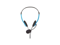 NEDIS Auriculares Flexibles para PC Azul