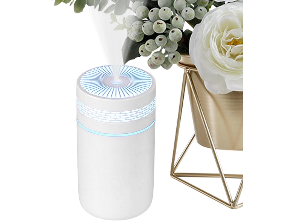 Humidificador De Sobremesa Portátil Con Luz, Capacidad De 250 Ml, Doble Velocidad, Diseño Enchufable Y Funcionamiento Silencioso.