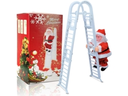 Árbol De Navidad Eléctrico Con Papá Noel, Equipado Con Una Cuerda Para Trepar, Una Mini Bolsa Y Campanillas Musicales Diseñado Ergonómicame