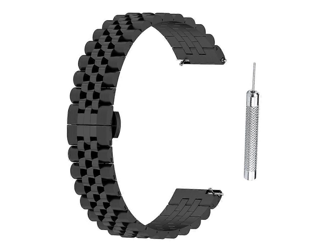 Pulseira De Aço Inoxidável Com Sistema De Liberação Rápida Para Smartwatch Forerunner 965.
