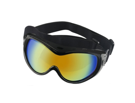 ELKUAIE Gafas de sol para perros Gafas de esquí para perros con protección UV Gafas de sol para mascotas con correa ajustable
