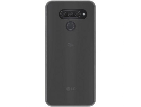 Funda para Lg Q60 BIGBEN CONNECTED Piel Sintética Textura Suave Transparente