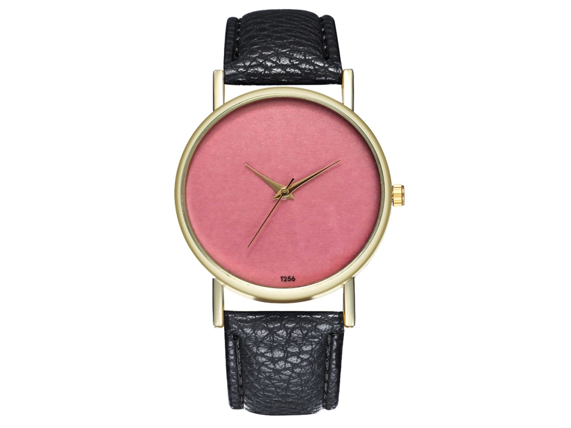 Reloj De Pulsera Analógico De Aleación Para Hombre Con Esfera Redonda, Movimiento De Cuarzo Moderno, Color Negro.