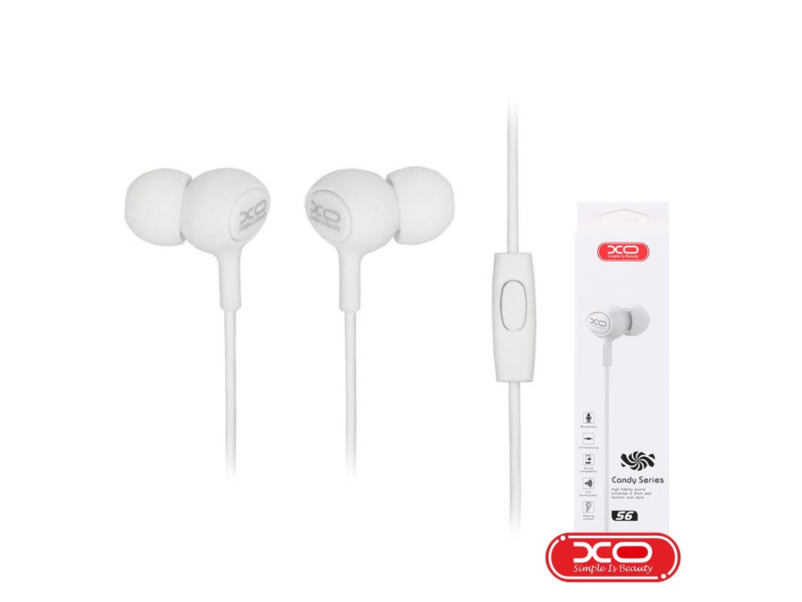 Auricular Cable Xo Kintone V2 Blanco V5.0 Tws