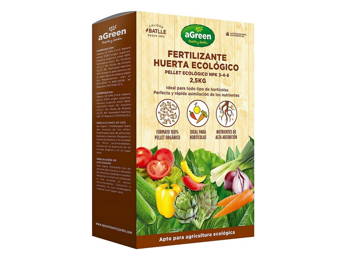 Fertilizante para Plantas AGREEN (11.48 x 11.06 x 13.84 cm)