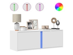 Mueble De Pared Para Tv VIDAXL Blanco Madera contrachapada (100x31x35cm)
