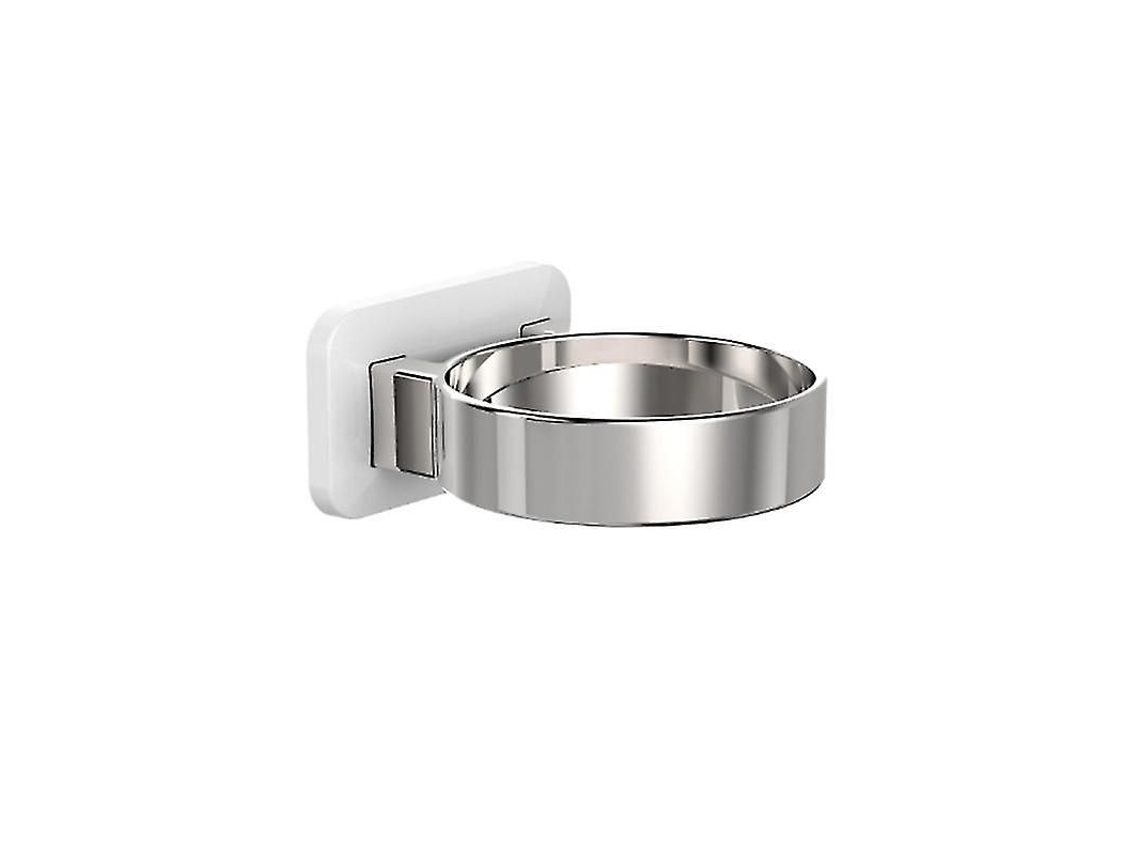 Soporte adhesivo de mesa para secador de pelo GOKOCO blanco