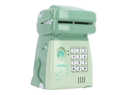 Hucha Electrónica Con Forma De Dinosaurio, Con Contraseña, Gran Capacidad, Para Niños, Color Verde.