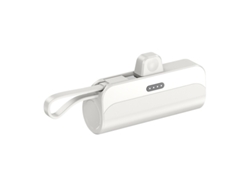 Powerbank Portátil 6000mAH 2 em 1 Type-C + Lightning M2 TEC M2-22 Blanco