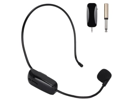 Sistema con micrófono inalámbrico Uhf, auriculares con micrófono inalámbrico con rango de 50M para guía turística de enseñanza FDIT