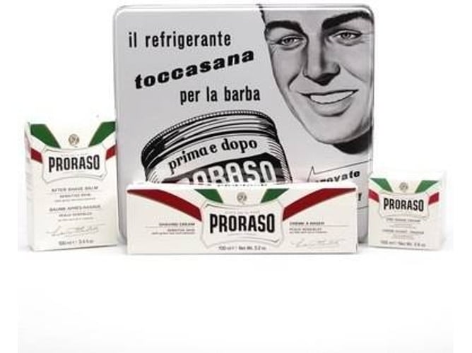 After Shave PRORASO Vintage Selection Kit Man Green Tea And Oatmeal   (100ml+100ml+150ml)